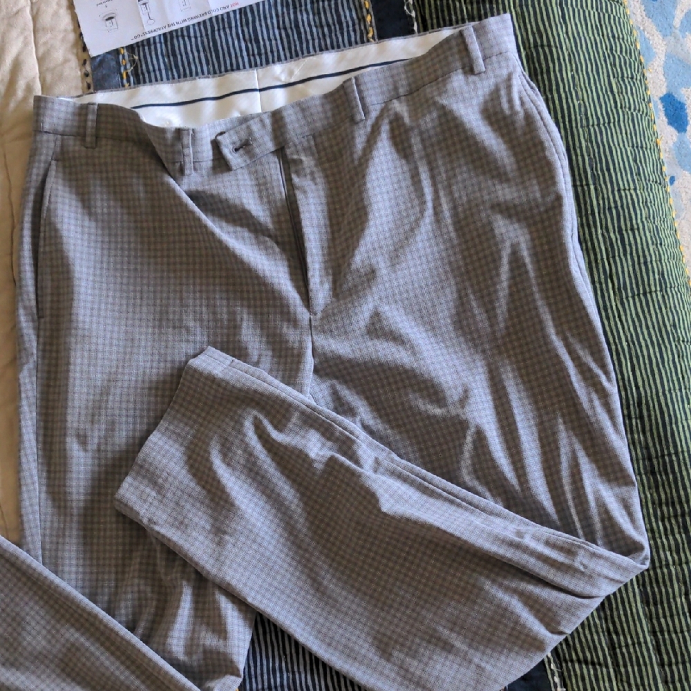 Rugby Ralph Lauren Men's Checkered Gray Dress Pants